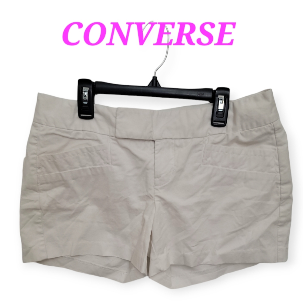CONVERSE ONE STAR white short shorts